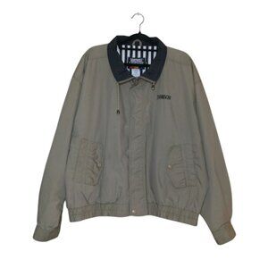 HARTWELL VIASPORT Vintage Jacket Striped Lining Workwear Bomber Grandpacore L
